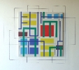 Untitled-2019-installation-poliacrylic-on-pvc-and-rubber fibre-cm 100x100 + variable extension 